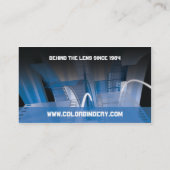 Filmblauw Visitekaartje (Achterkant)