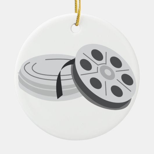 Filmblikjes Keramisch Ornament (Voorkant)