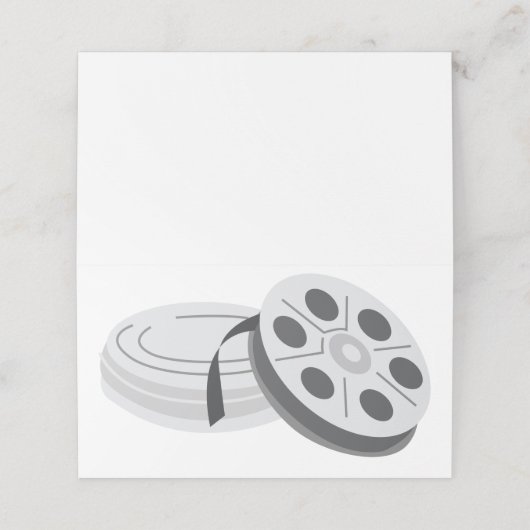 Filmblikjes Plaatskaartje (Buitenkant ongevouwen)