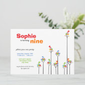 Filmboom Kinder negende verjaardag Stippen Kaart (Staand voorkant)