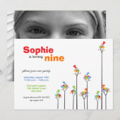 Filmboom Kinder negende verjaardag Stippen Kaart (Voorkant / Achterkant)