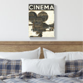  filmcamera canvas afdruk (Insitu (Slaapkamer))