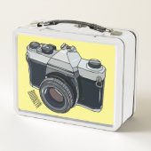 Filmcamera cartoon illustratie (Achterkant)