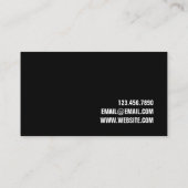 Filmcamera filmregisseur Weddenschap filmen Visitekaartje (Achterkant)