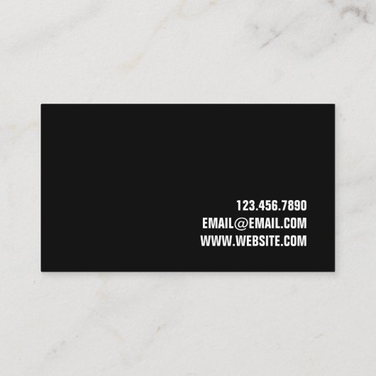 Filmcamera filmregisseur Weddenschap filmen Visitekaartje (Achterkant)