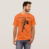 Filmcamera Grafische T-Shirt (Voorkant volledig)