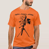Filmcamera Grafische T-Shirt (Voorkant)