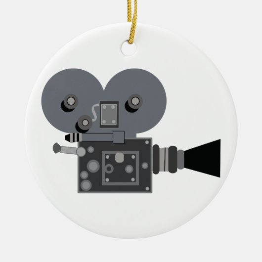 Filmcamera Keramisch Ornament (Voorkant)