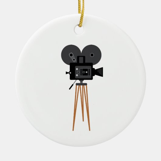 Filmcamera Keramisch Ornament (Voorkant)