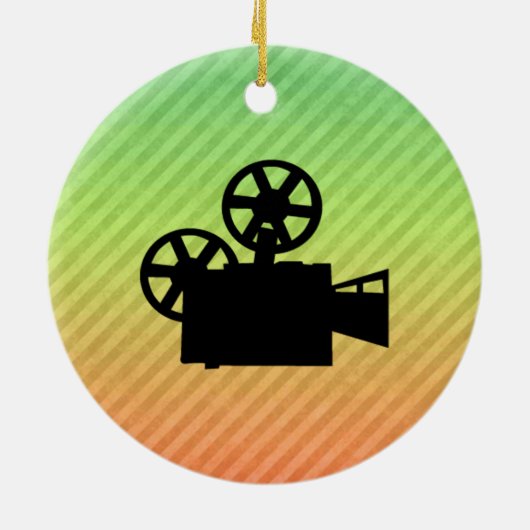 Filmcamera Keramisch Ornament (Achterkant)