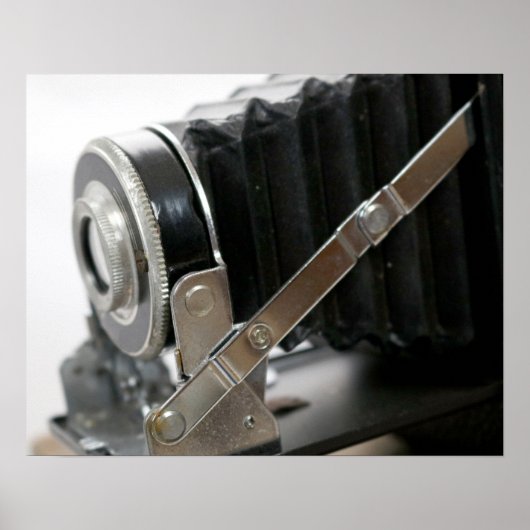  filmcamera met balgen close-up 16x20 poster (Voorkant)