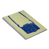  filmcamera met nekriem-laptop notitieboek (Rechterzijde)