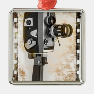  filmcamera metalen ornament