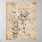 Filmcamera-patent Poster (Voorkant)