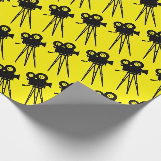 Filmcamera Patroon ompakken papier (Hoek)