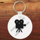 filmcamera-pictogram sleutelhanger (Voorkant)