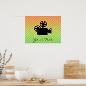 Filmcamera Poster (Keuken)