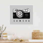 Filmcamera Poster (Keuken)