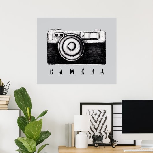 Filmcamera Poster (Thuiskantoor)