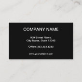 filmcamera professionele filmregisseur visitekaartje (Achterkant)