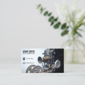 filmcamera professionele filmregisseur visitekaartje (Staand voorkant)