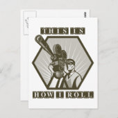 filmcamera regisseur briefkaart (Voorkant / Achterkant)