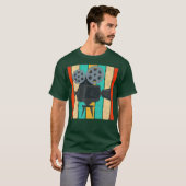 filmcamera Retro-filmprojector T-shirt (Voorkant volledig)