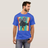 filmcamera Retro-filmprojector T-shirt (Voorkant volledig)