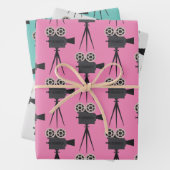 Filmcamera Retro Inpakpapier Vel (In situ)