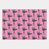 Filmcamera Retro Inpakpapier Vel (Voorkant)