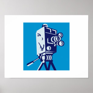  filmcamera-retro poster
