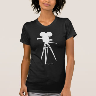 Filmcamera Silhouette-Shirt T-shirt