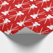  filmcamera Silhouettes Gift Wrap Cadeaupapier (Hoek)