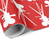  filmcamera Silhouettes Gift Wrap Cadeaupapier (Rol Hoek)