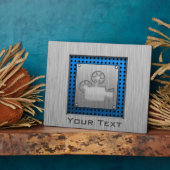 Filmcamera van geborsteld metaal fotoplaat (Zijkant)