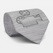 Filmcamera van geborsteld metaal stropdas (Opgerold)