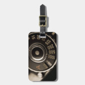  filmcamera-wijzerplaat bagagelabel (Voorkant verticaal)