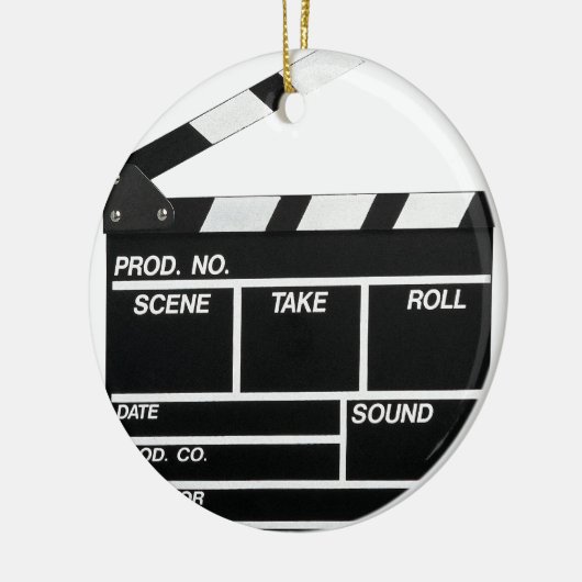 Filmcamera zijkant keramisch ornament (Links)