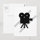 filmcamerapictogram briefkaart (Voorkant / Achterkant)