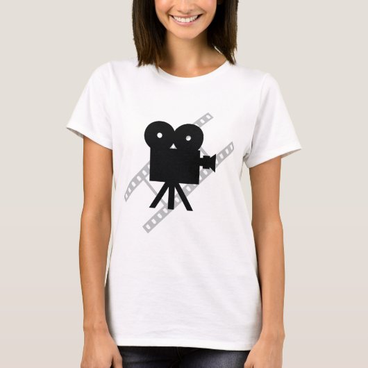 filmcamerapictogram t-shirt (Voorkant)