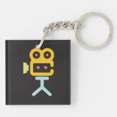 Filmcamerasystemen Sleutelhanger (Achterkant)