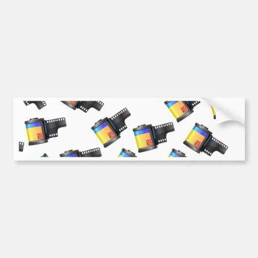 Filmcassette Bumpersticker (Voorkant)