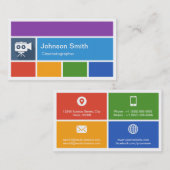 Filmcinematograaf - Creative Modern Metro Style Visitekaartje (Voorkant / Achterkant)