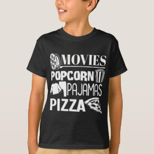 Filmdecor Films Popcorn Pyjama Pizza Film Nig T-shirt