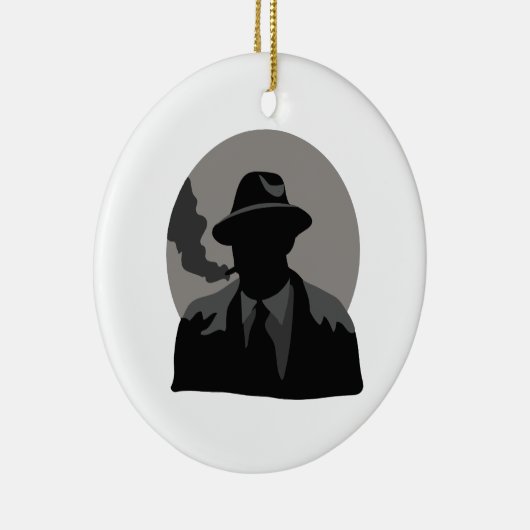 Filmdetective Keramisch Ornament (Rechts)