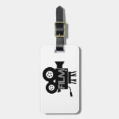 Filmdirecteur Hollywood Gepersonaliseerd Bagagelabel (Voorkant verticaal)