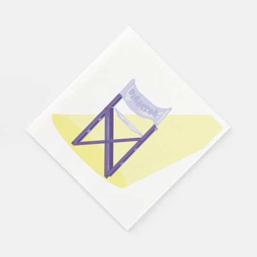 Filmdirecteuren Papier Napkins Servet (Hoek)
