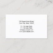 Filmeditor Classy Calligraphic Visitekaartje (Achterkant)