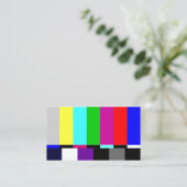 Filmeditor Gewoon tv-scherm Tv Spectrum Visitekaartje (Staand voorkant)