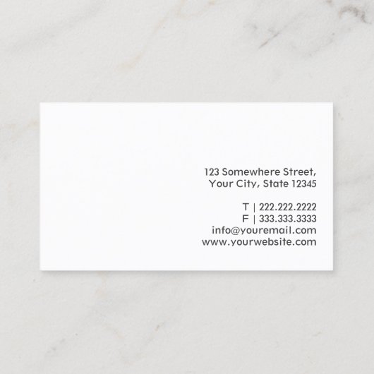 Filmeditor Minimale zwarte streep Visitekaartje (Achterkant)